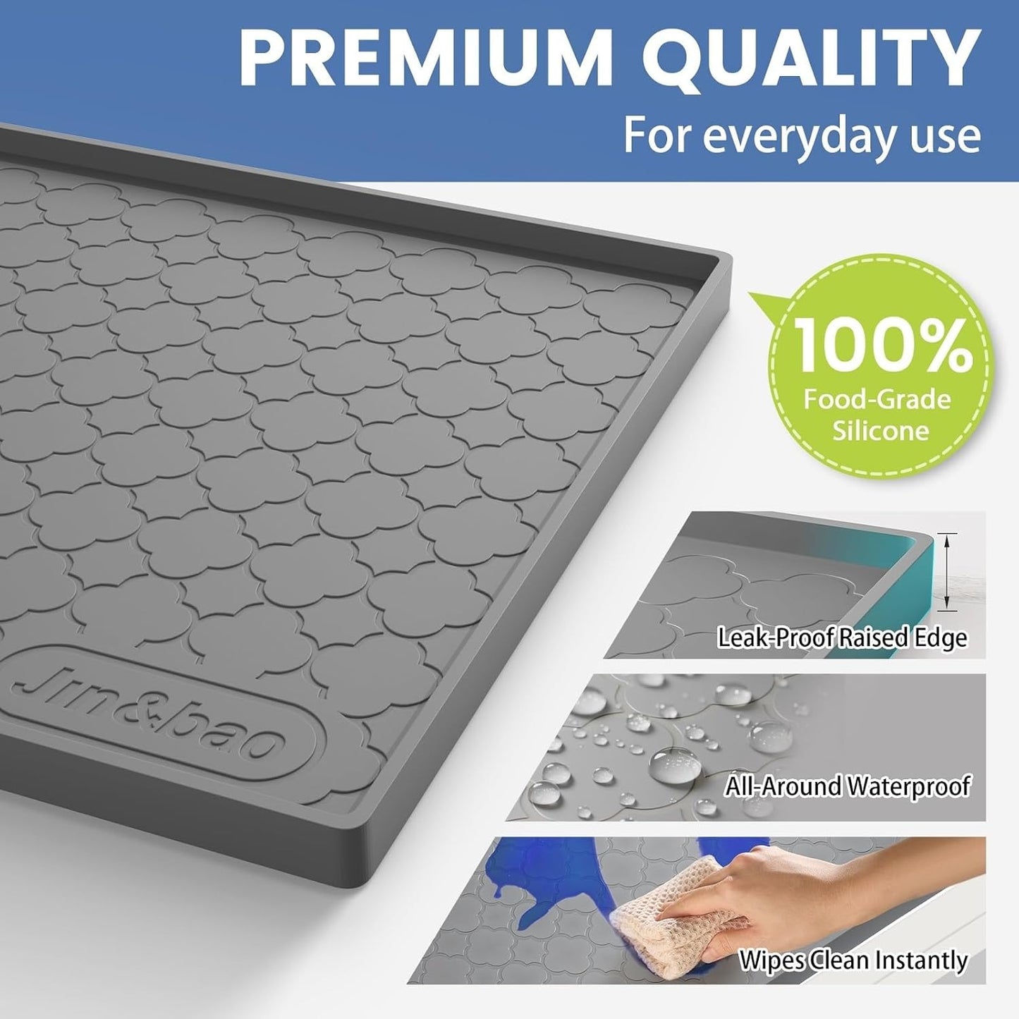 💧 Waterproof Under Sink Mat – Protect Cabinets, Keep Surfaces Clean & Dry ✅ Limited Time Deal! 🛒