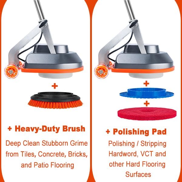 ✨ Commercial Floor Scrubber & Polisher – Deep Clean Tile, Hardwood & Carpet Effortlessly 🏢 Limited Time Deal! 🛒