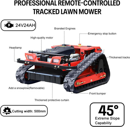 🚀 Remote Control Lawn Mower – 20 Inch All-Terrain Cutting Power 🌿 Limited Time Offer! 🛒