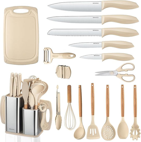 🍳 18-Piece Kitchen Utensil Set – Cook Like a Pro! 🥄 Non-Stick, Durable & Perfect for Any Home 🍴 Limited Time Offer! 🎉