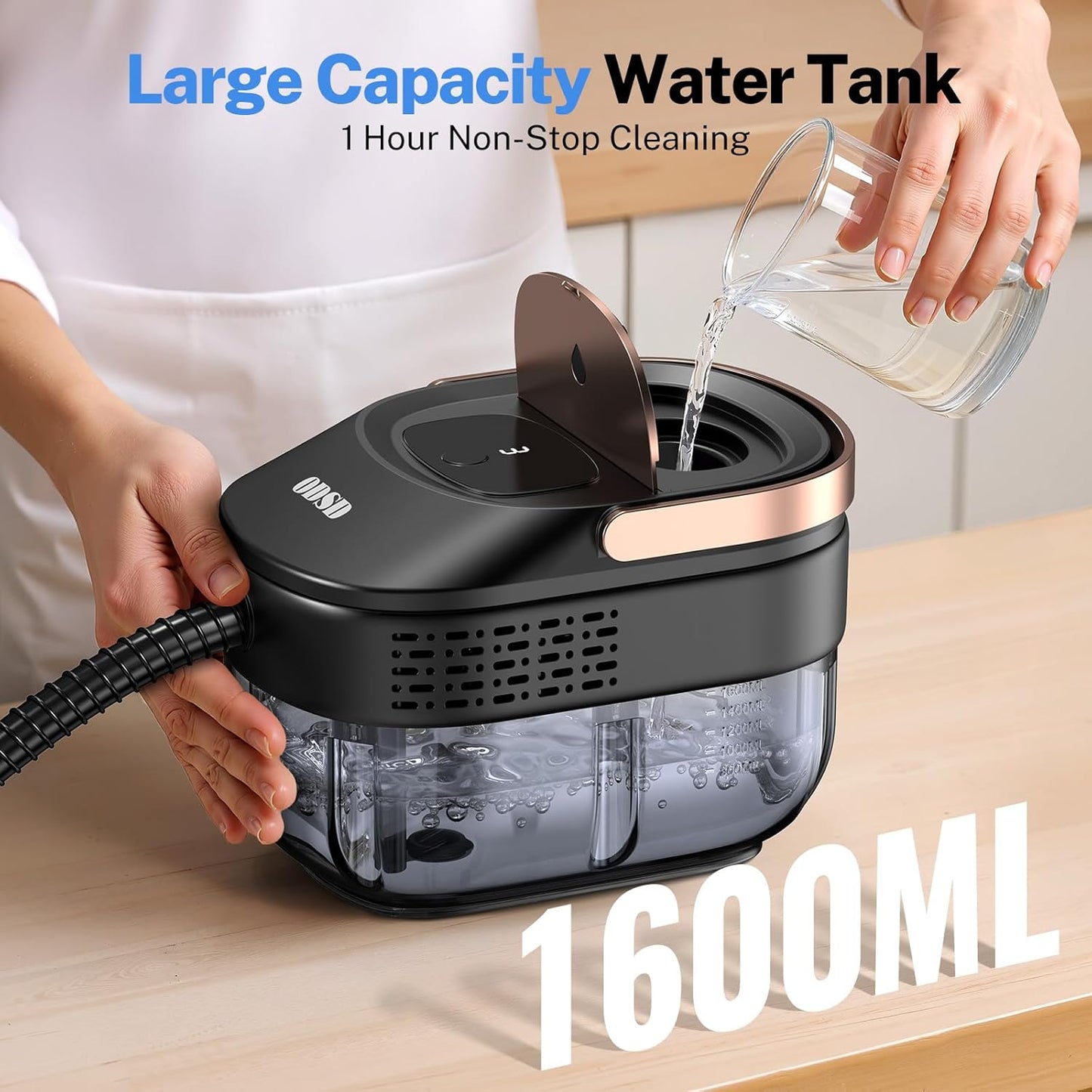 ⚡ Handheld Steam Cleaner – 3-Level Adjustable, Quick Heat-Up, Deep Clean Home & Car 🧽 Limited Time Deal! 🎉