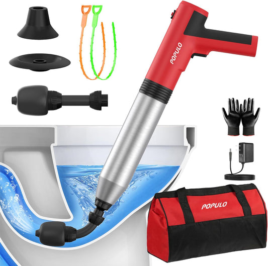 🚽 Electric Toilet Plunger – High-Pressure, Effortless Drain Unclogging ⚡ Say Goodbye to Clogs Today! 🛒 Limited Offer! 🎉