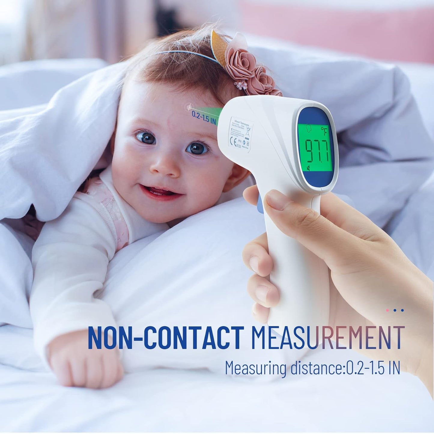 🔥 Touchless Forehead Thermometer 🌡️ – Fast, Accurate, & Hygienic ✅ Perfect for Home & Office Use! Limited Time Offer! 🎉