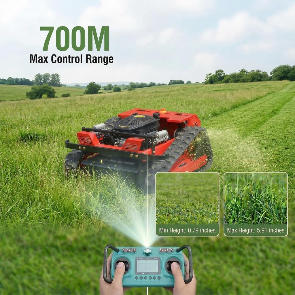 🚀 Remote Control Lawn Mower – 20 Inch All-Terrain Cutting Power 🌿 Limited Time Offer! 🛒
