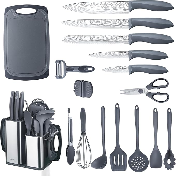 🍳 18-Piece Kitchen Utensil Set – Cook Like a Pro! 🥄 Non-Stick, Durable & Perfect for Any Home 🍴 Limited Time Offer! 🎉
