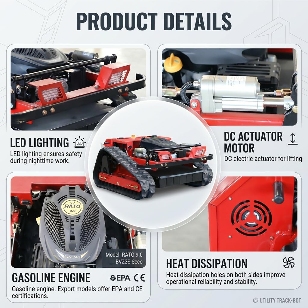 🚀 Remote Control Lawn Mower – 20 Inch All-Terrain Cutting Power 🌿 Limited Time Offer! 🛒