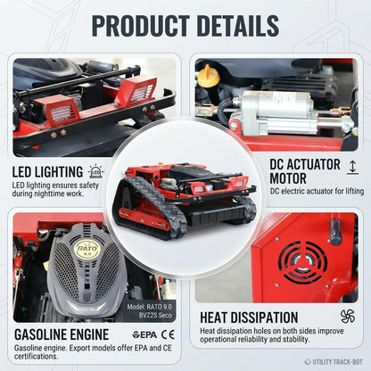 🚀 Remote Control Lawn Mower – 20 Inch All-Terrain Cutting Power 🌿 Limited Time Offer! 🛒