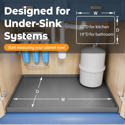 💧 Waterproof Under Sink Mat – Protect Cabinets, Keep Surfaces Clean & Dry ✅ Limited Time Deal! 🛒