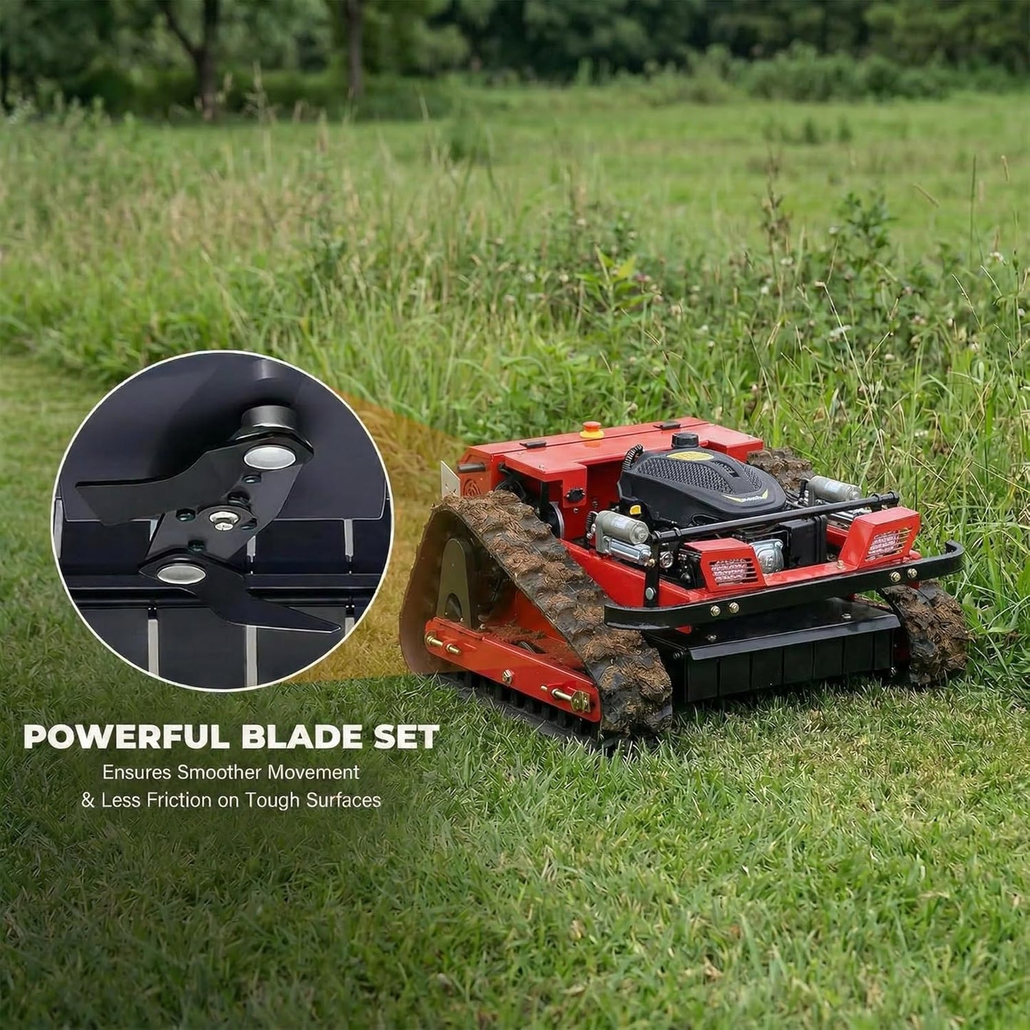 🚀 Remote Control Lawn Mower – 20 Inch All-Terrain Cutting Power 🌿 Limited Time Offer! 🛒