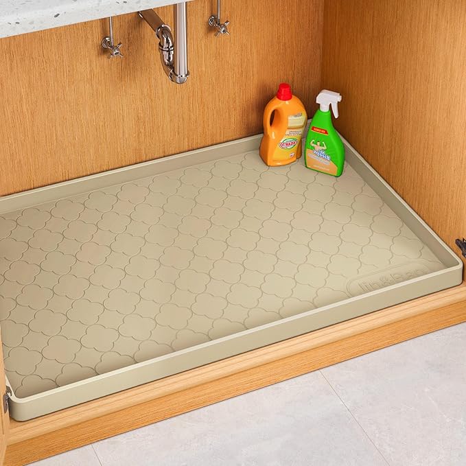 💧 Waterproof Under Sink Mat – Protect Cabinets, Keep Surfaces Clean & Dry ✅ Limited Time Deal! 🛒