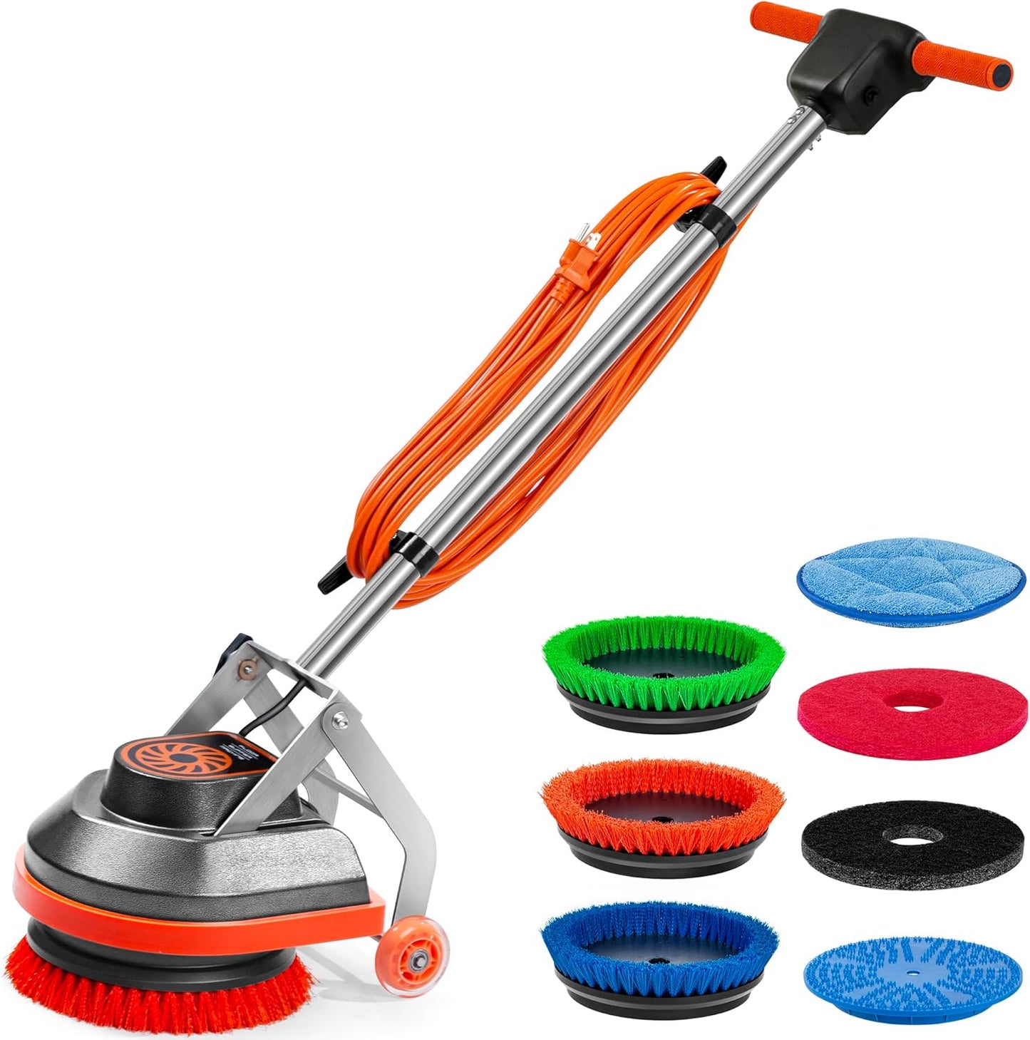 ✨ Commercial Floor Scrubber & Polisher – Deep Clean Tile, Hardwood & Carpet Effortlessly 🏢 Limited Time Deal! 🛒