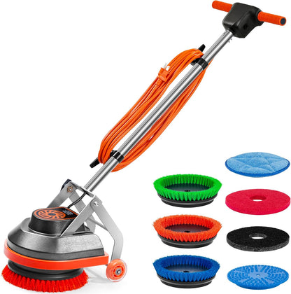 ✨ Commercial Floor Scrubber & Polisher – Deep Clean Tile, Hardwood & Carpet Effortlessly 🏢 Limited Time Deal! 🛒